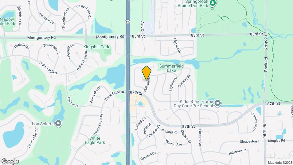 2125 Fulham Dr Map and Location Details