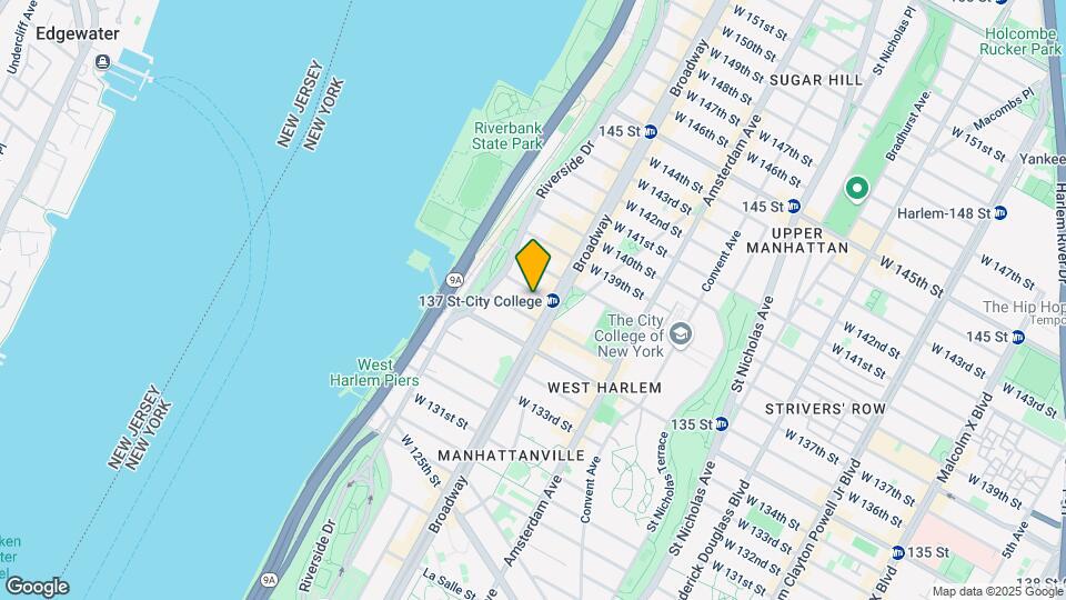 606 W 137th St Mapa y Detalles de la Ubicación
