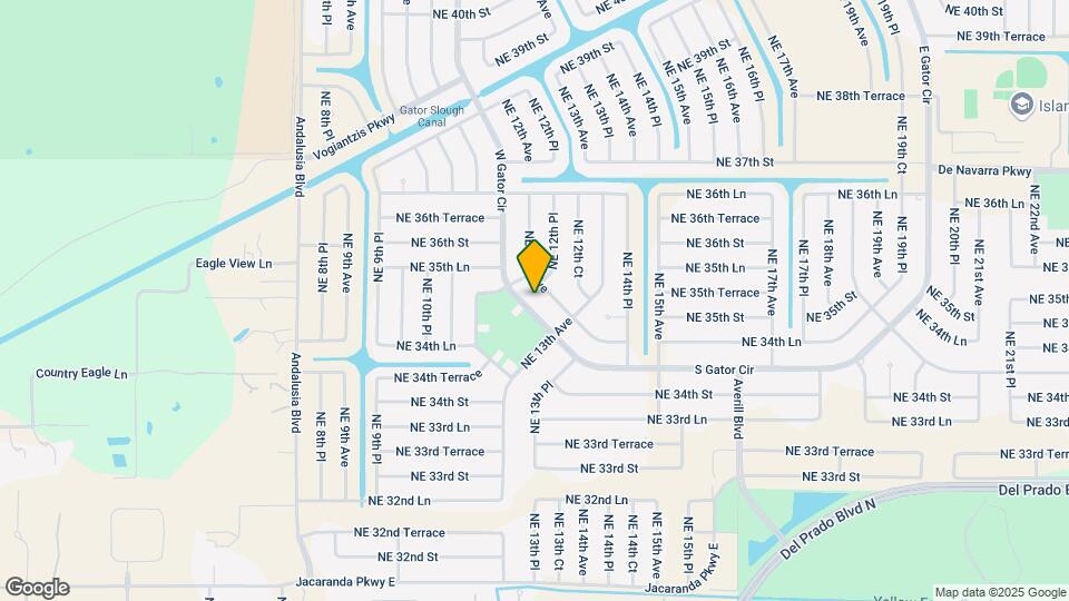 3421 W Gator Cir Map and Location Details