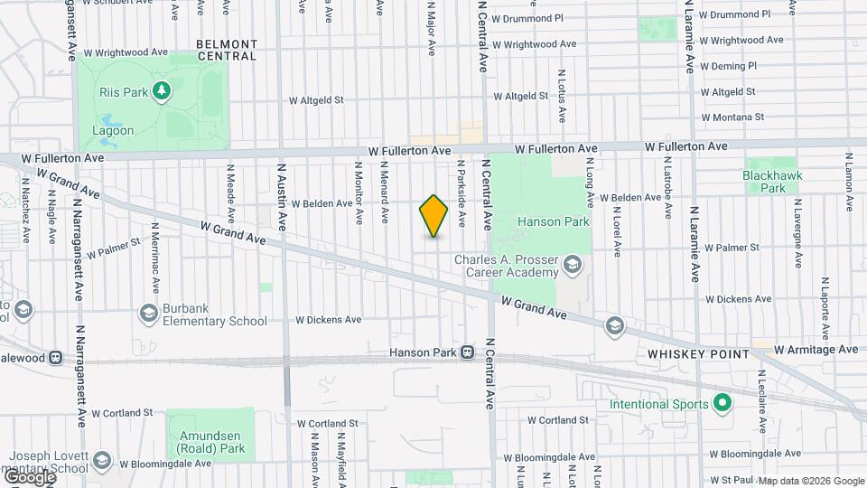 2208 N Lorel Ave Mapa y Detalles de la Ubicación