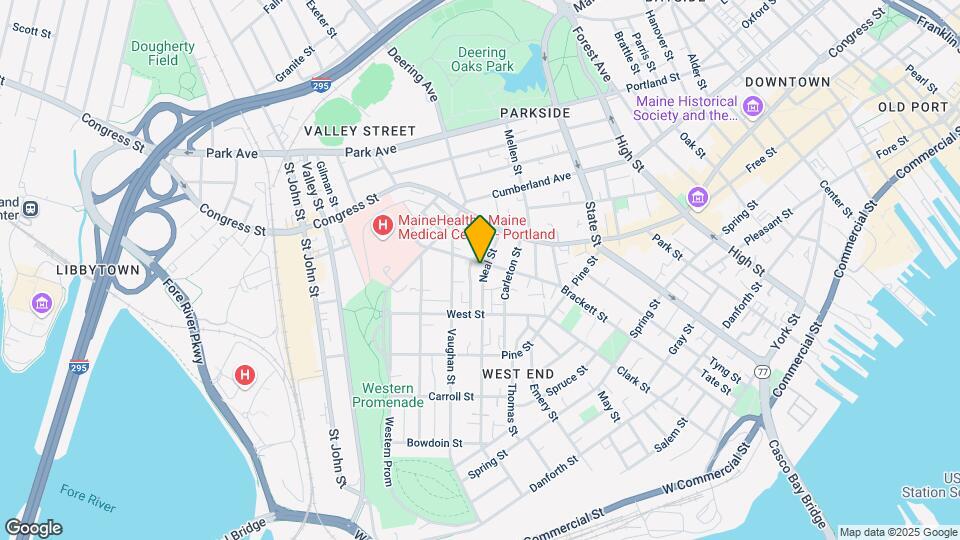 282 Brackett Street, Unit 3 Map and Location Details