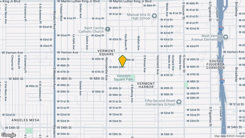 1244 W 46th St Map and Location Details