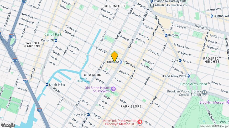 568 President St Map and Location Details