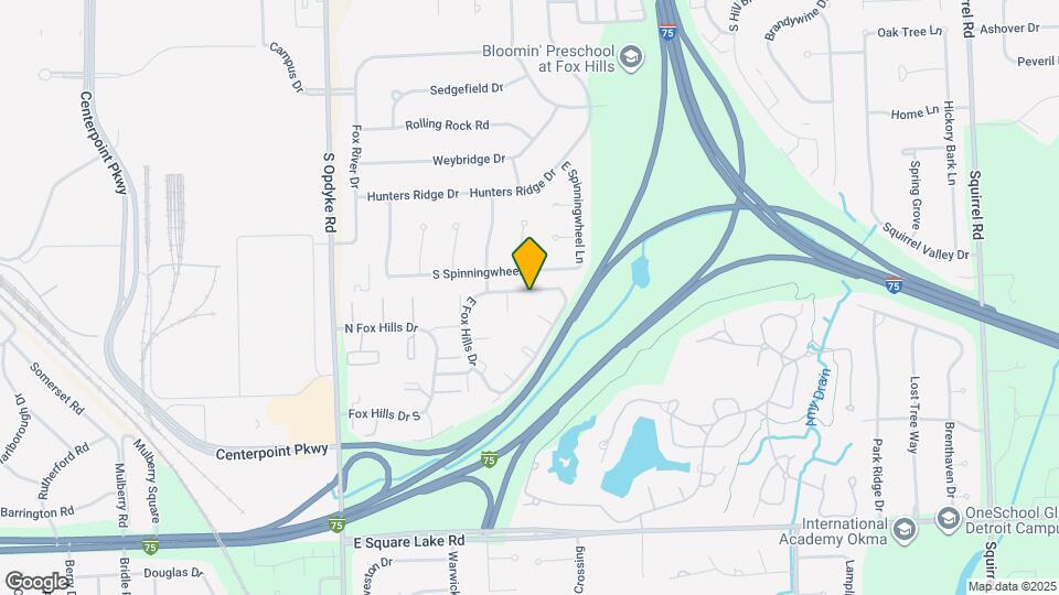 754 E Fox Hills Dr Map and Location Details