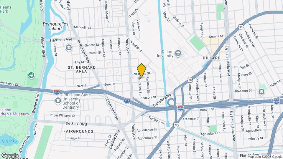 3611 Bruxelles St Map and Location Details