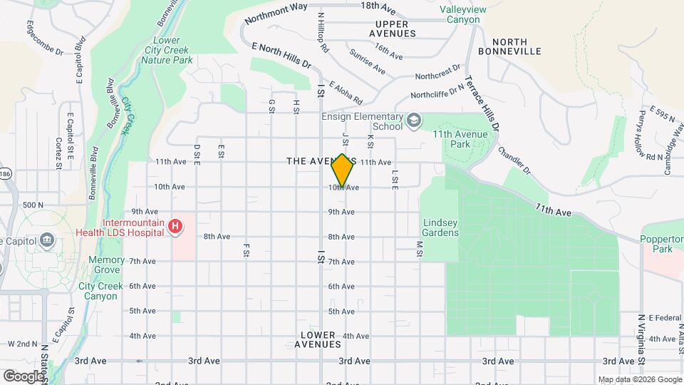 640 E 10th Ave Map and Location Details