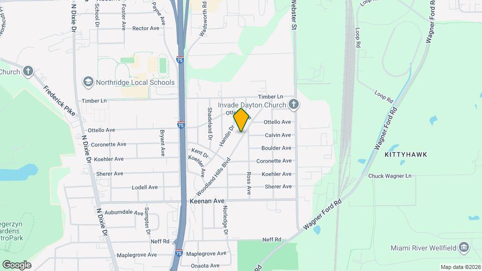 4837 Woodland Hills Blvd Map and Location Details