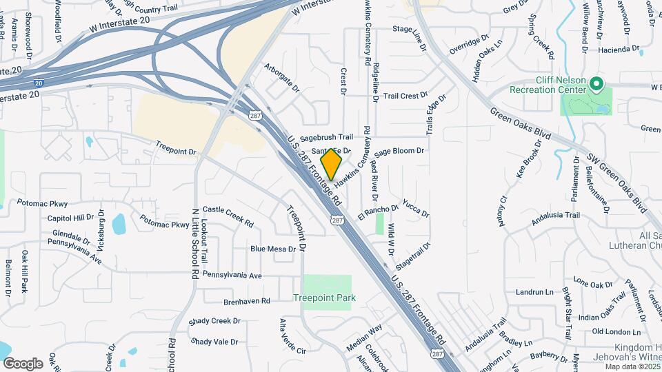 5126 Hawkins Cemetery Rd Map and Location Details