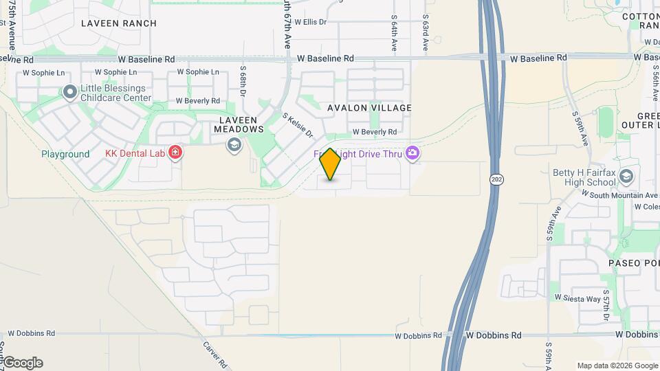 6532 W Magdalena Ln Map and Location Details