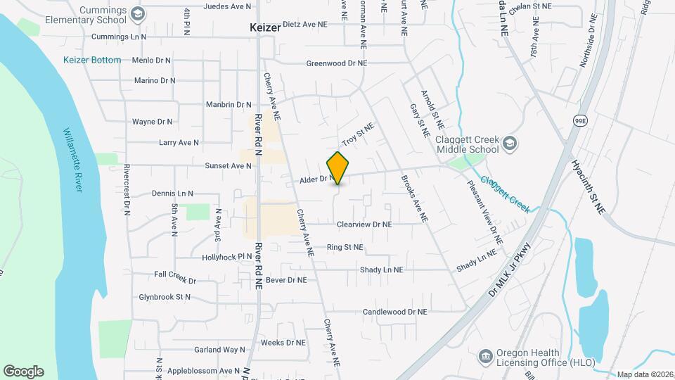 3973 Partridge Ln NE Map and Location Details