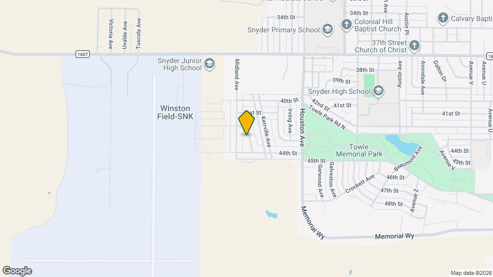 4301 Lubbock Ave Map and Location Details