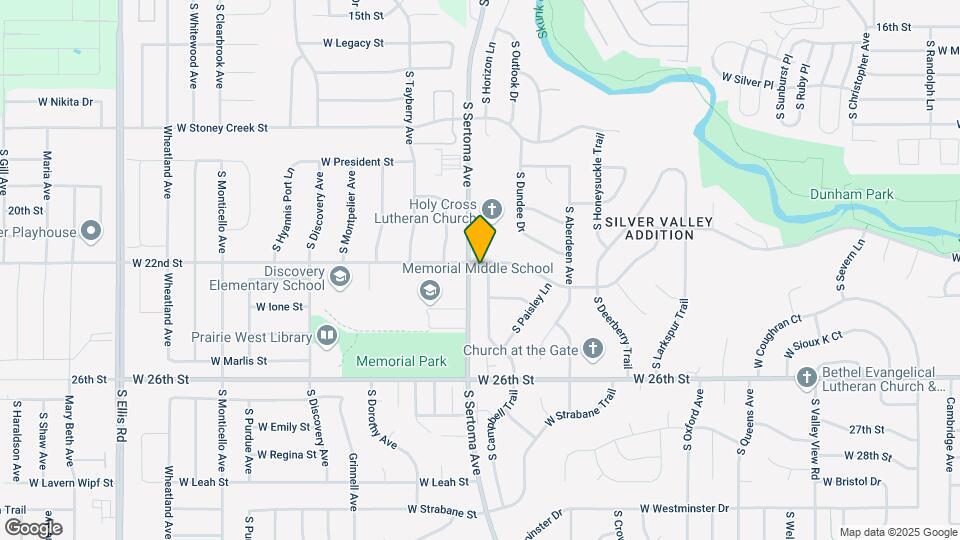 1501 S Campbell Trail Map and Location Details