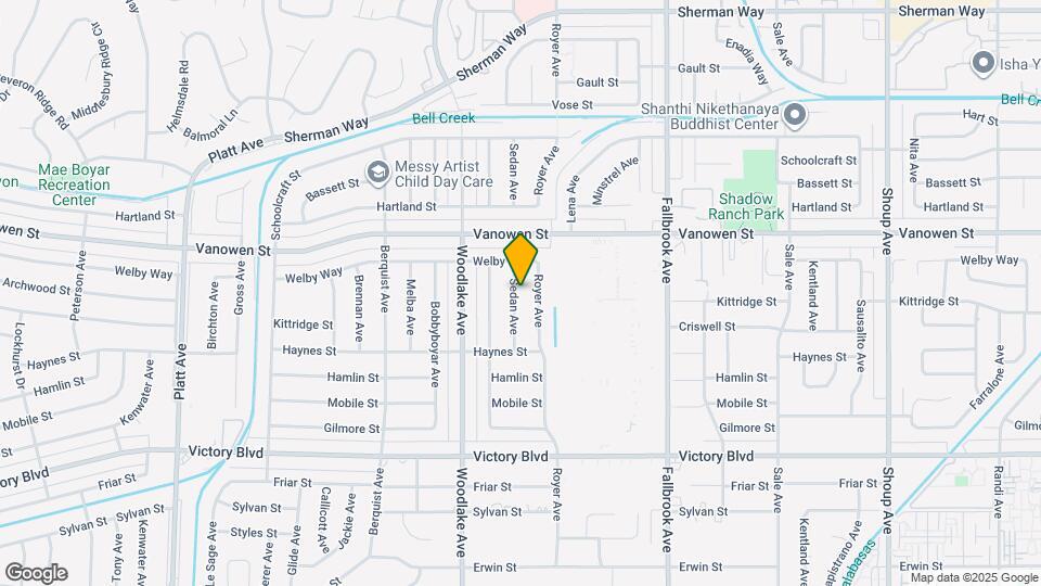 6666 Sedan Ave Map and Location Details