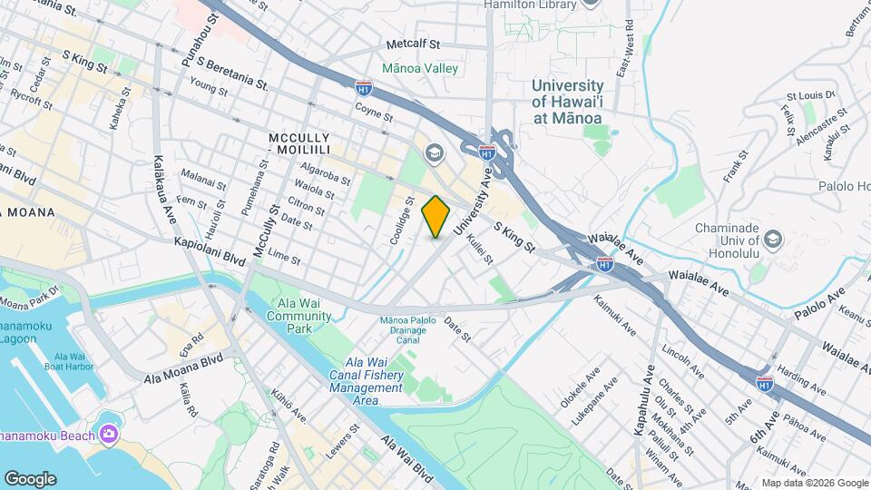 818 University Ave Map and Location Details