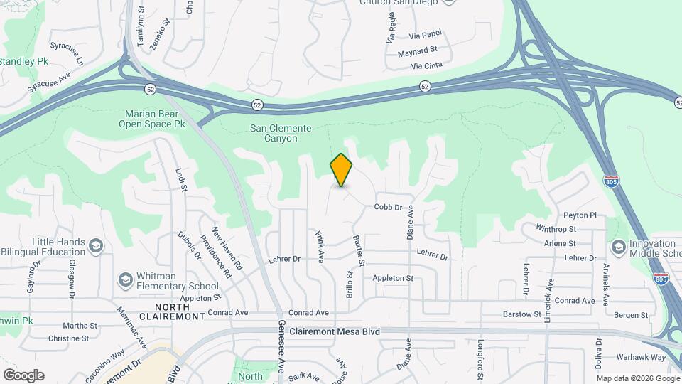 4635 Cobb Dr Map and Location Details