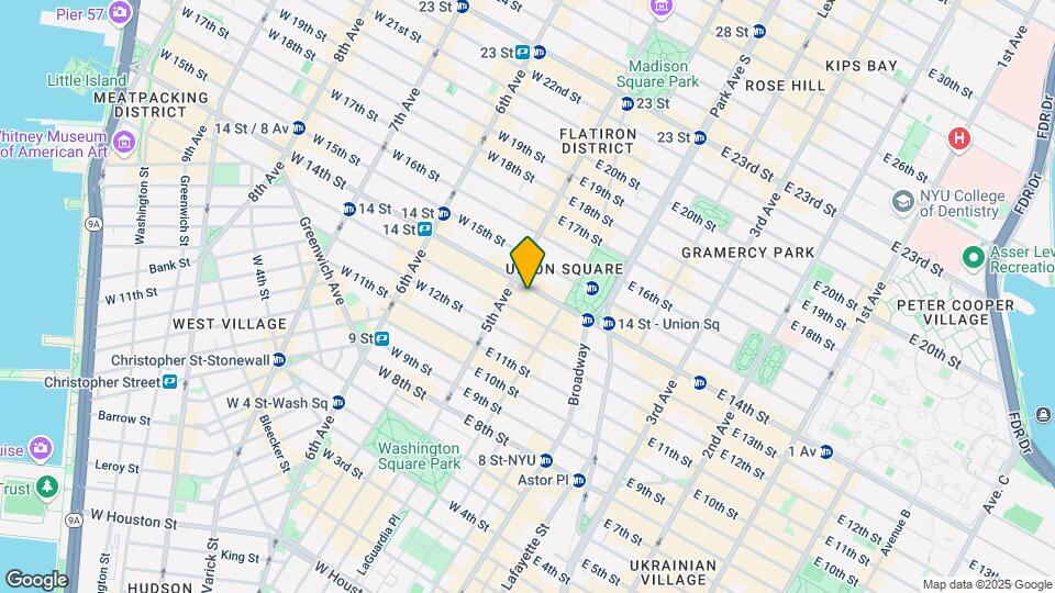Union Square Map and Location Details