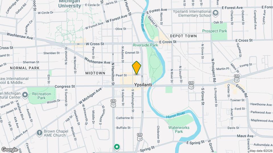 117 Pearl St Map and Location Details