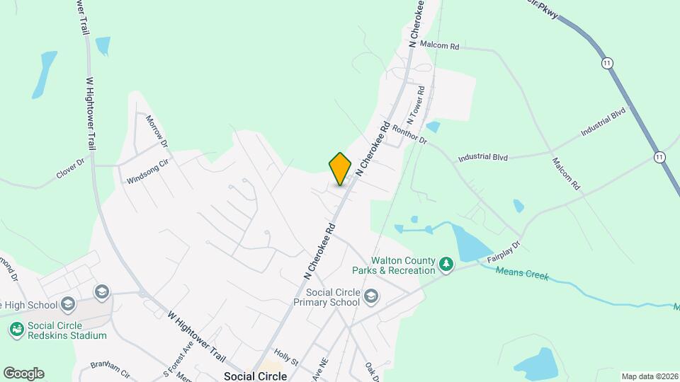 681 N Cherokee Rd Map and Location Details