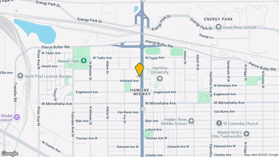 803 Snelling Ave N Map and Location Details