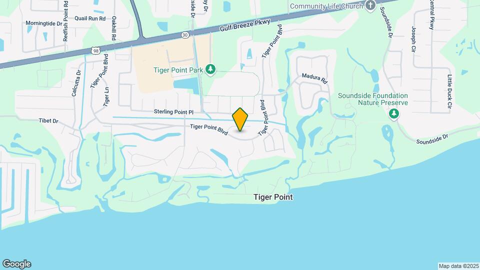 3908 Tiger Point Blvd Map and Location Details