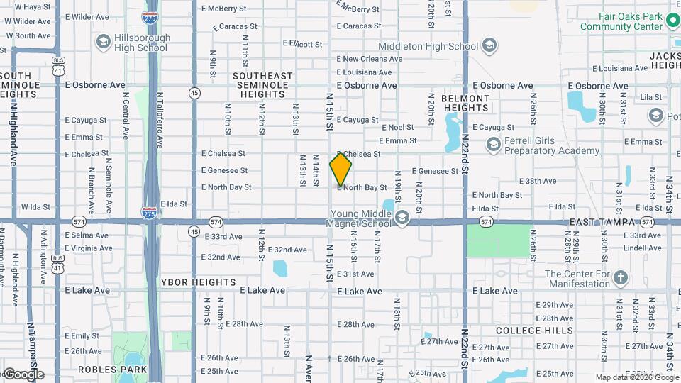 1505 E North Bay St Map and Location Details
