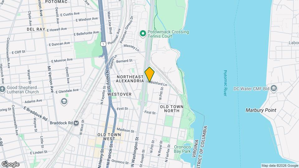 612 Bashford Ln Map and Location Details