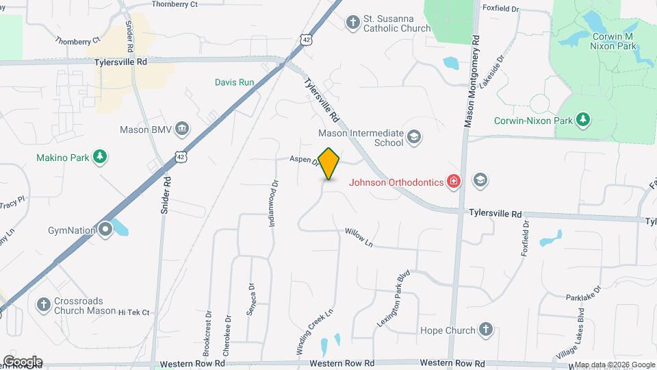 1006 Willow Ln Map and Location Details