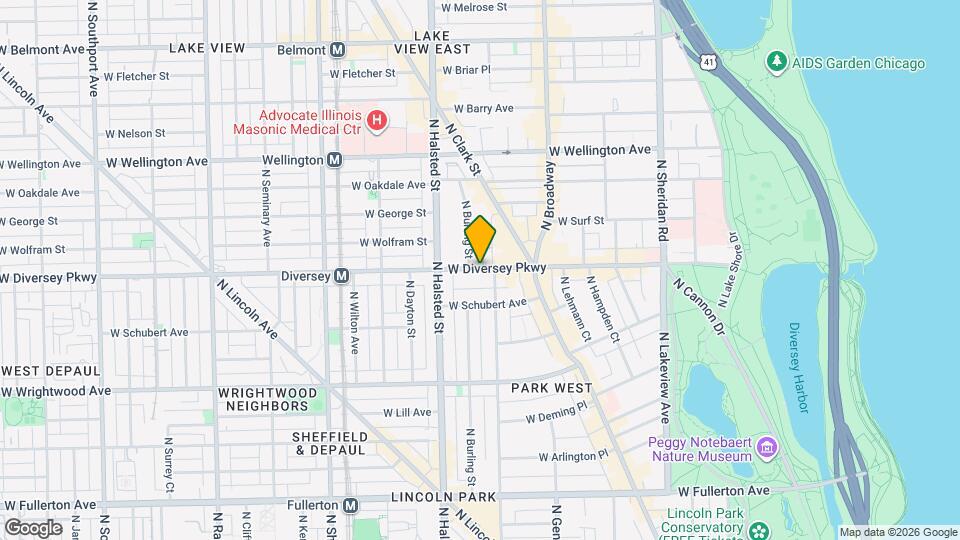 713 W Diversey Pkwy, Unit #7 Mapa y Detalles de la Ubicación