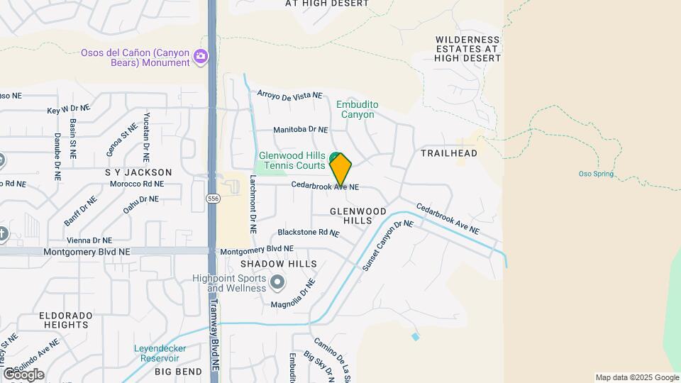 4725 Westridge Pl NE Map and Location Details