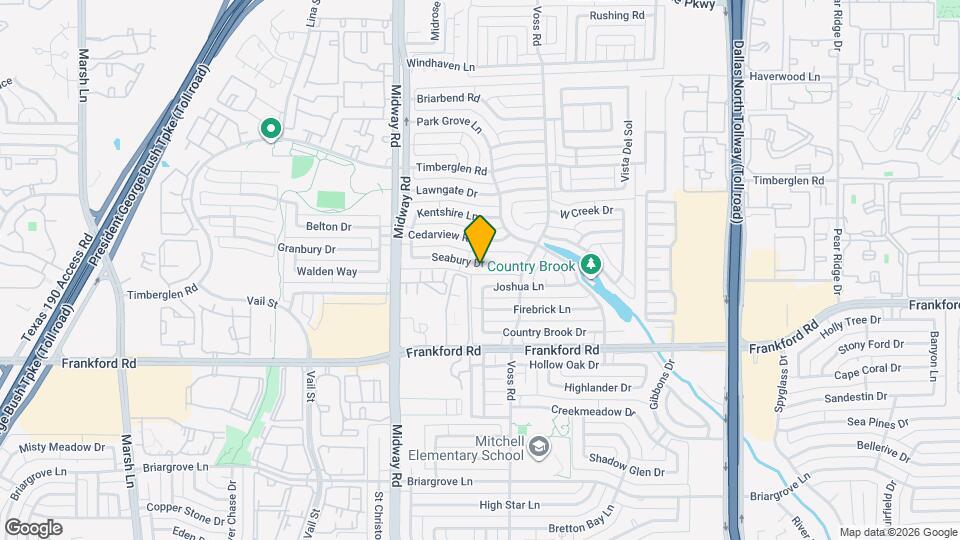 4108 Seabury Dr Map and Location Details