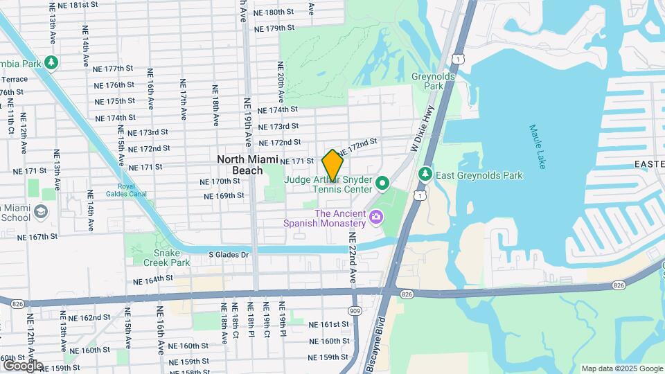 2135 NE 169th St Map and Location Details