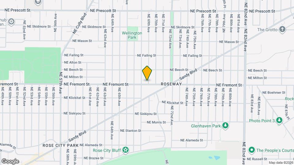 6835 NE Fremont St Map and Location Details