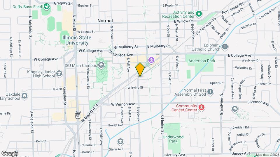 110 W Phoenix Ave Map and Location Details