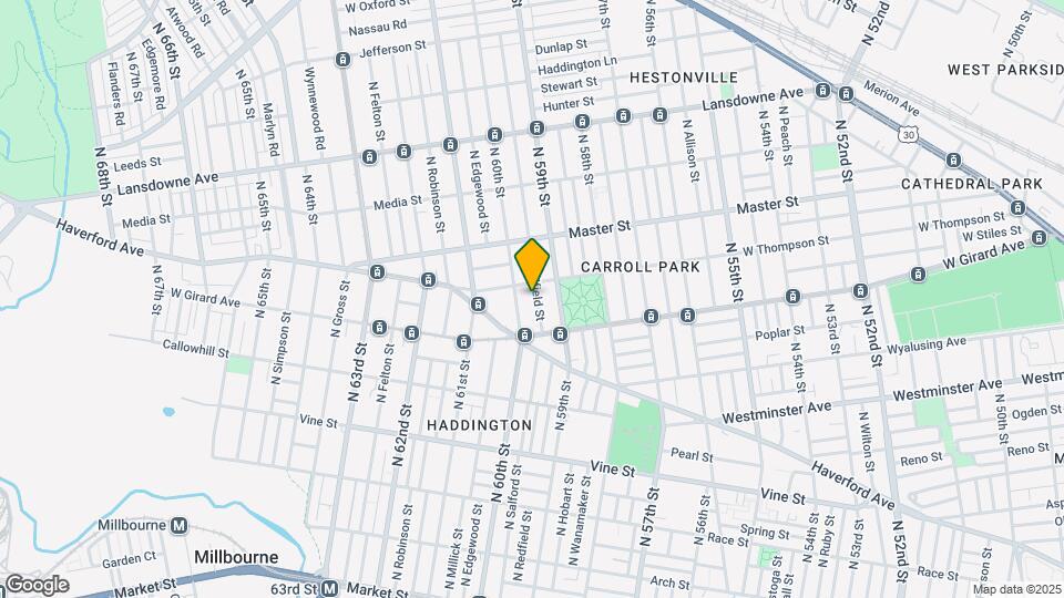 1236 N Redfield St Mapa y Detalles de la Ubicación