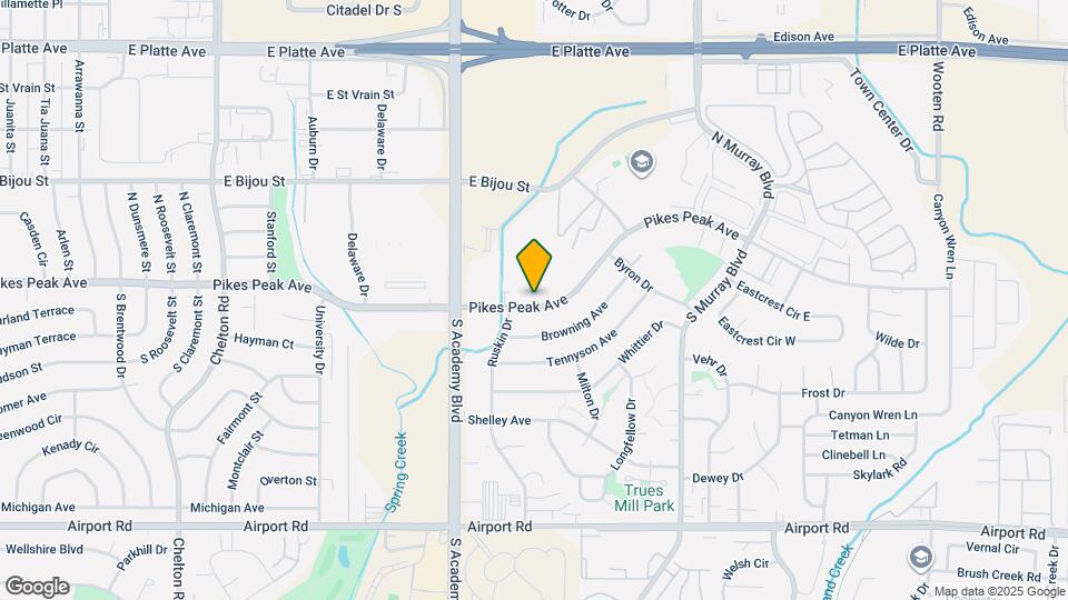 3916 E Pikes Peak Ave Mapa y Detalles de la Ubicación