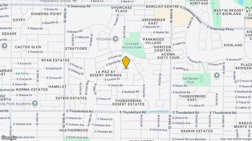 6030 E Winchcomb Dr Map and Location Details