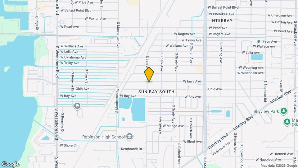 4116 W Iowa Ave Map and Location Details