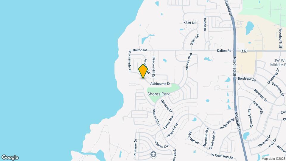 1670 Ashbourne Dr Map and Location Details