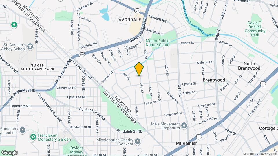 4306 29th St Map and Location Details