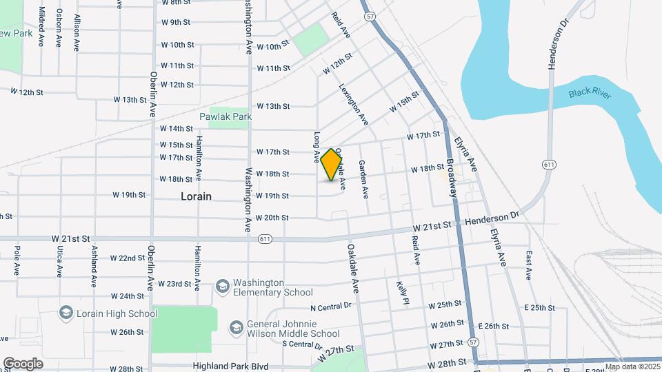 613 W 18th St Map and Location Details