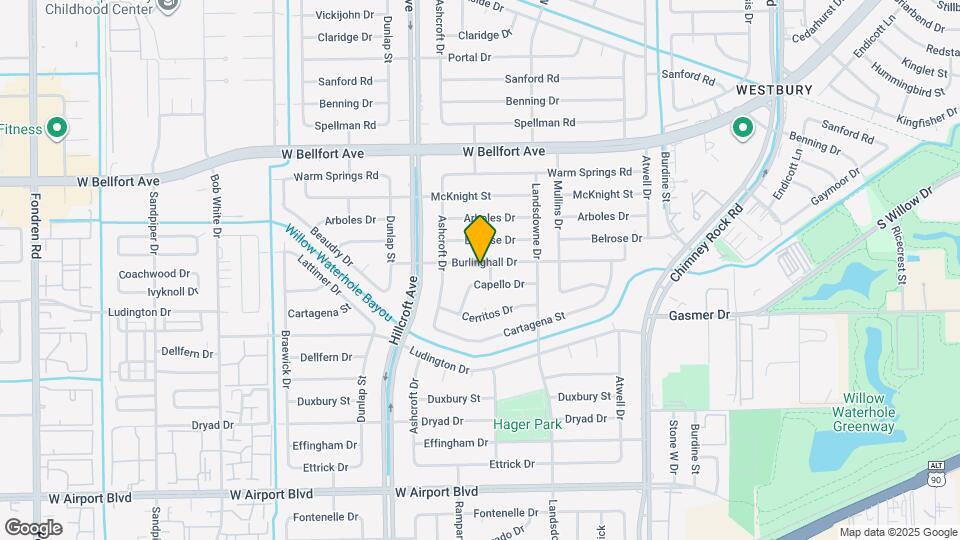 5807 Burlinghall Dr Mapa y Detalles de la Ubicación