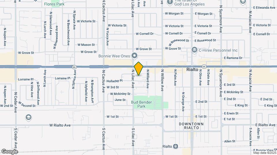 331 N Lilac Ave Map and Location Details