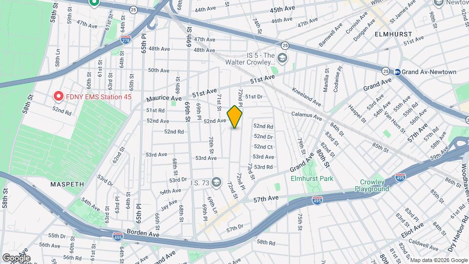 52-29 72nd St Map and Location Details