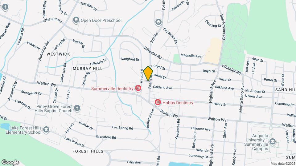 707 Bransford Rd Map and Location Details