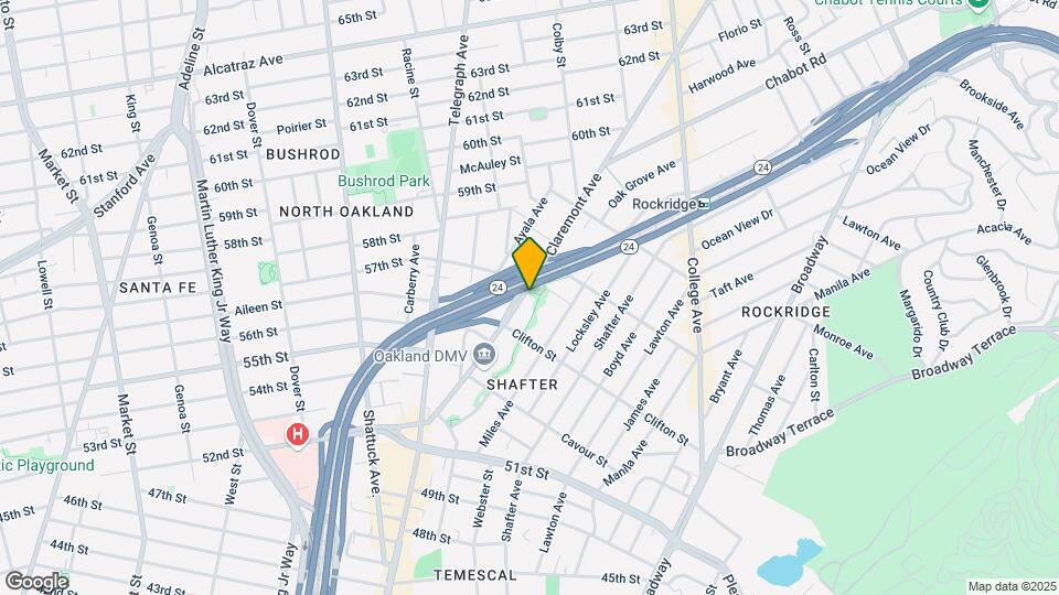 5442 Claremont Ave Map and Location Details