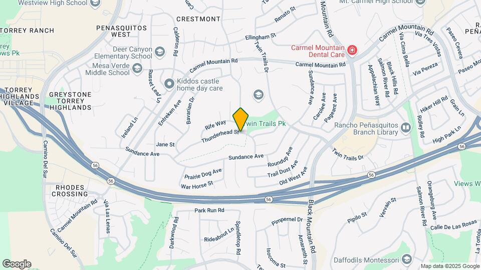 13223 Thunderhead St Map and Location Details