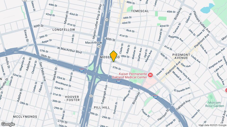 3720 Telegraph Ave Map and Location Details