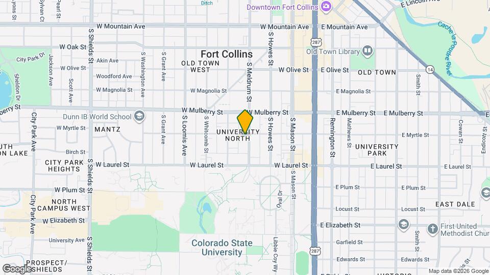 603 S Meldrum St Map and Location Details