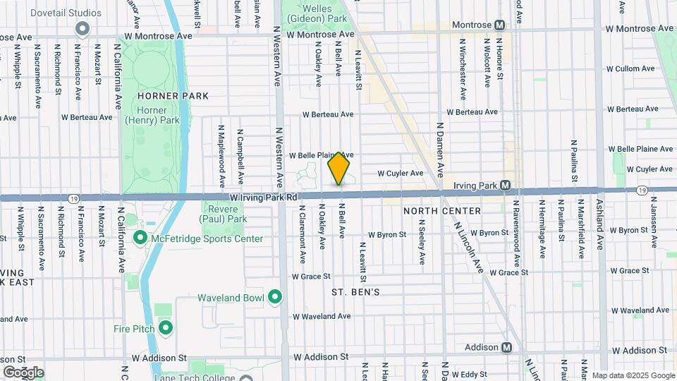 4004 N Bell Ave Map and Location Details