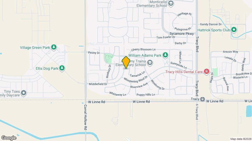 4312 Middlefield Dr Map and Location Details